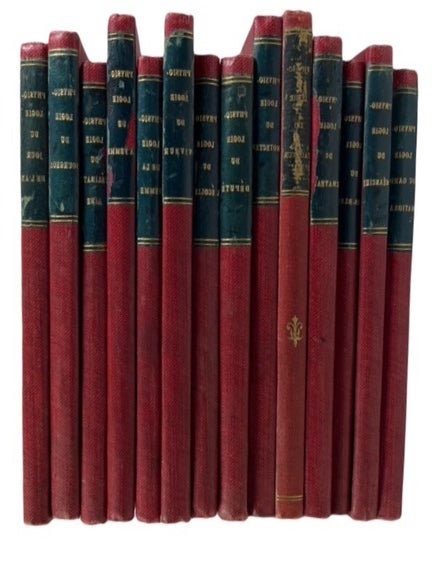 Item #94134 Fourteen small format mid-19th century French books whose titles start with "Physiologie."