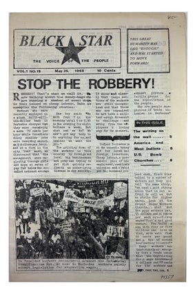 Item #94357 Black Star: The Voice of the People, Vol. No. 15 (May 25, 1968