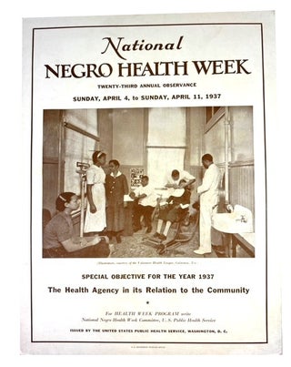 Item #94417 National Negro Health Week: Twenty-Third Annual Observance Sunday, April 4, to...
