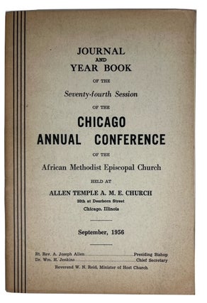 Item #94439 Journal and Year Book of the Seventy-fourth Annual Session ... held at Allen Temple...