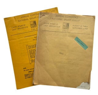 Item #94543 Three items relating to the 1947 Annual Conference at Camp Atwater in East...