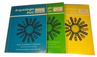 Item #94631 Arqueologia PUC. Three issues: No. 13 (1972); No. 14 (1973); and No. 15-16 (1974-1975