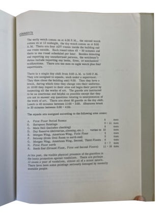 The Metropolitan Museum of Art Master Plan Study: Preliminary Space Study