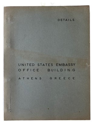 Item #94757 Details: United States Embassy Office Building Athens, Greece. Architects: The...