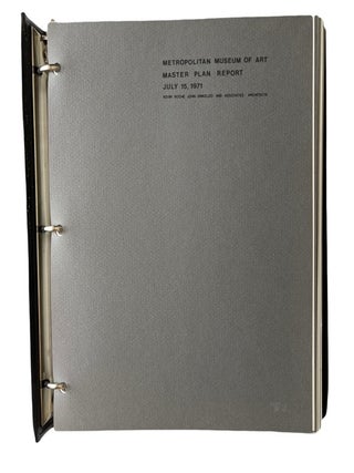 Item #94764 The Metropolitan Museum of Art Master Plan Report July 15, 1971. Kevin Roche John...