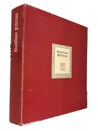 Item #94917 Stanislaus Polonus; Polski Drukarz i Wydawca Wczesnej Doby w Hiszpanii. Napisal Aloys...