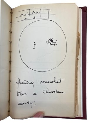 Picture Diary with some Text about young Cornelia Schaeffer's Trip to Europe in 1949 which ends with her mother going home and leaving Cornelia on her own and admitted to Study Modern Comparative Literature at the Sorbonne.