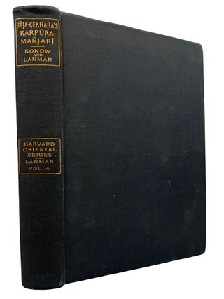 Item #95228 Raja-Cekhara's Karpura-Manjari: A Drama by the Indian Poet Rajacekhara (about 900...