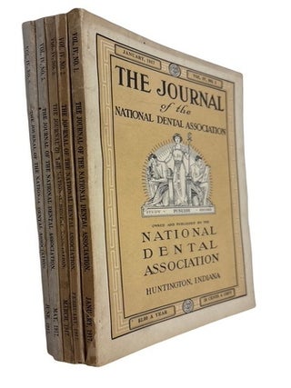 Item #95233 Journal of the National Dental Association. 5 issues: Vol. IV, No. 1-3, 5-6...