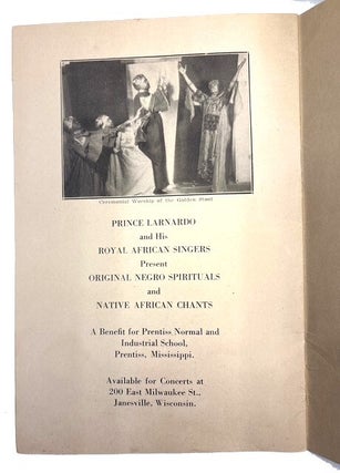 Origin of the Negro Spirituals and African Tribal Customs