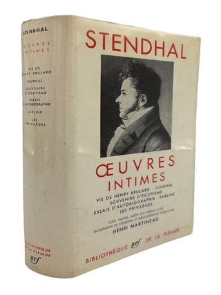 Item #95402 Oeuvres Intimes. pseudonym Stendahl, Marie-Henri Beyle