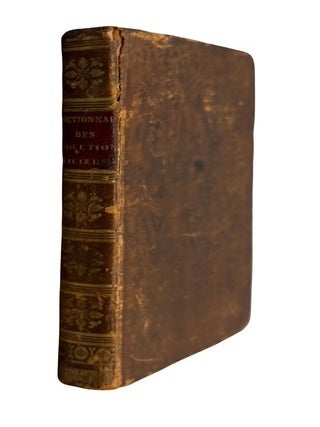 Item #95484 Dictionnaire des locutions vicieuses les plus communes, et des mots mal employes ou...
