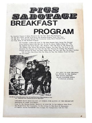 Item #95532 Pigs Sabotage Breakfast Program: The Breakfast Program Is Being Threatened by the New...