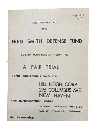 Item #95567 Contribute to the Fred Smith Defense Fund Every Man Has a Right to A Fair Trial Send...