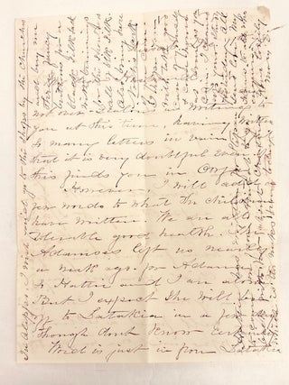 Missonary Letters 1866-1875: Five Letters from Mary E. Nutting to Her Husband David H. Nutting; One Letter from Nellie to her father David H. Nutting; One Letter to Mary from a cousin about Mart’s engagement; One Letter to David Nutting from his brother G. B. Nutting in Minnesota dated 1880 and One Letter, undated as to year, to Mrs. Nutting from a friend who signs as S.B.J.