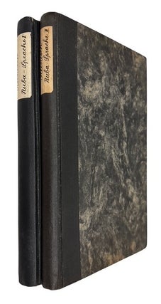 Item #95863 Sprachen von Nord-Ost-Afrika. Bd 2-3, Die Nuba-Sprache. Theil 1: Grammatik und Texte;...