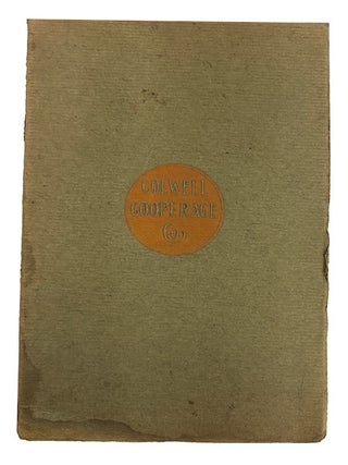 Item #95892 Catalogue and Price list of Tools and Supplies. Colwell Cooperage Co