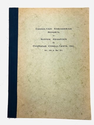Item #95971 Consulting Engineering Reports to Nippon Hassoden by Overseas Consultants. Inc. Nov....