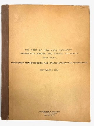 Item #95973 The Port of New York Authority-Triborough Bridge and Tunnel Authority Joint Study:...