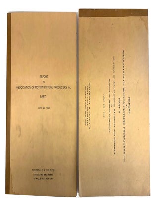 Item #96008 Report to Association of Motion Picture Producers, Inc. June 20, 1942N. Coverdale,...