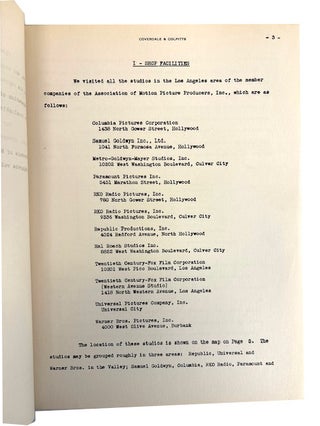 Report to Association of Motion Picture Producers, Inc. June 20, 1942N