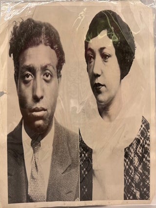 Item #96134 Wire Service Photo of Bettina Green and Clarence Green who hade been arrested in...