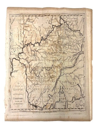 Item #96175 The State of Kentucky with the Adjoining Territorioes from the Best Authorities 1800....