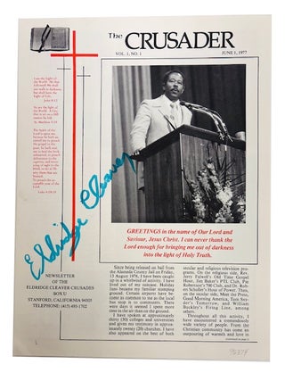 Item #96374 The Crusader, Vol. 1, No. 1 (June 1, 1977). Eldridge Cleaver
